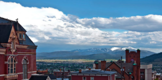 At the courthouse in Butte At the courthouse in Butte