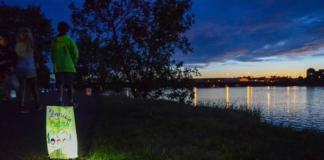 River’s Edge Trail Luminaria Walk