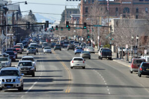 Stuck in Montana traffic? Bozeman, Montana Main Street