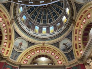 Montana State Capitol rotunda/interior dome