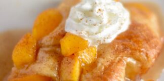 Lazy Man’s Pie – Peach Cobbler Peach Cobbler