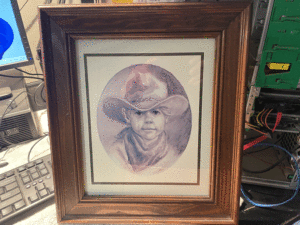 Pencil sketch from the rummage rooms Pencil sketch from the rummage rooms