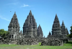 Prambanan temple compound, home to 240 rocket-like structures