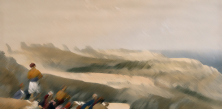 The movement of two people groups – Israel and the Philistines Israel