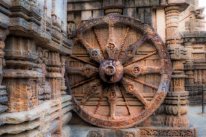 This ancient temple located in Orissa, India was built by King Narasimhadeva I of Eastern Ganga Dynasty in 1255 AD