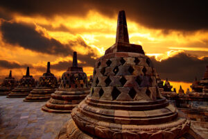 Giant Pyramid-temple of Borobudur