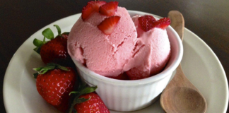 Strawberry Frozen Yogurt Strawberry Frozen Yogurt