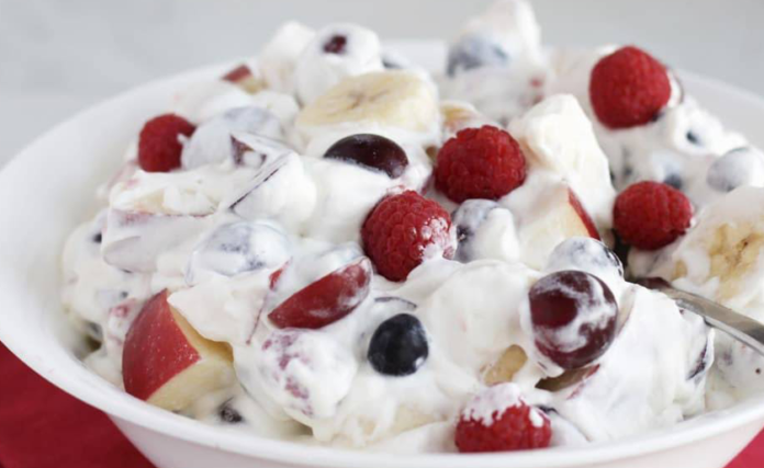 Whipped Cream Fruit Salad