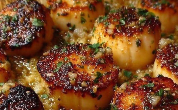 Garlic Butter Baked Scallops Garlic Butter Baked Scallops