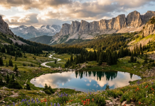 Silvertip Fire in the Bob Marshall Wilderness