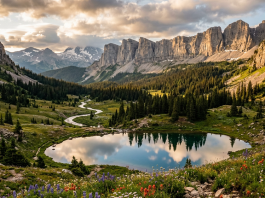 Silvertip Fire in the Bob Marshall Wilderness