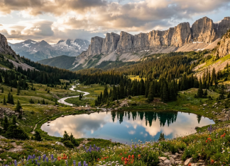 Silvertip Fire in the Bob Marshall Wilderness